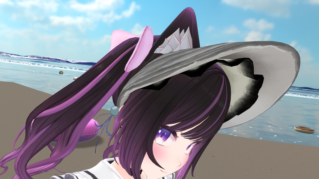 牡蠣ボンネット【VRChat想定】