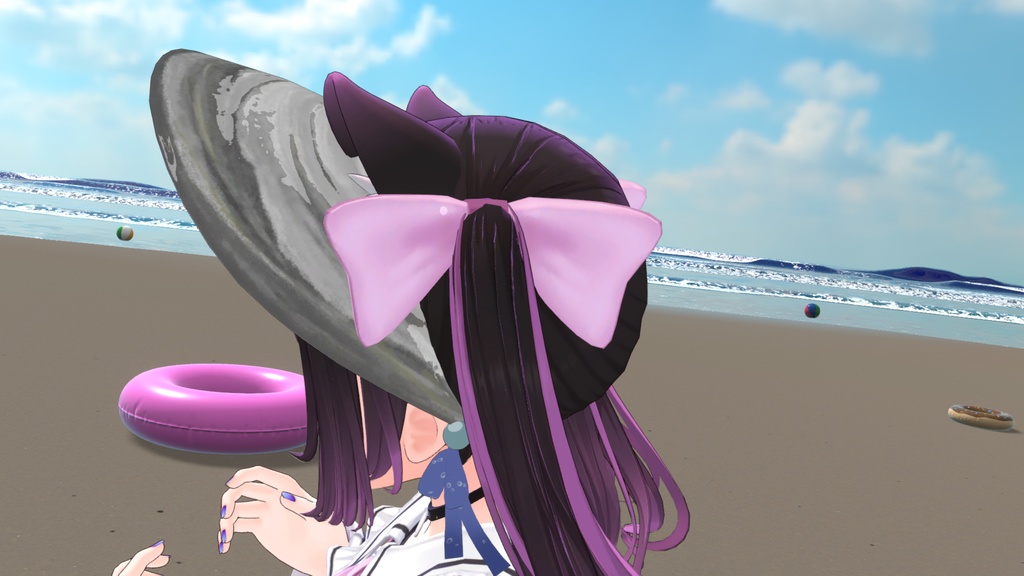 牡蠣ボンネット【VRChat想定】