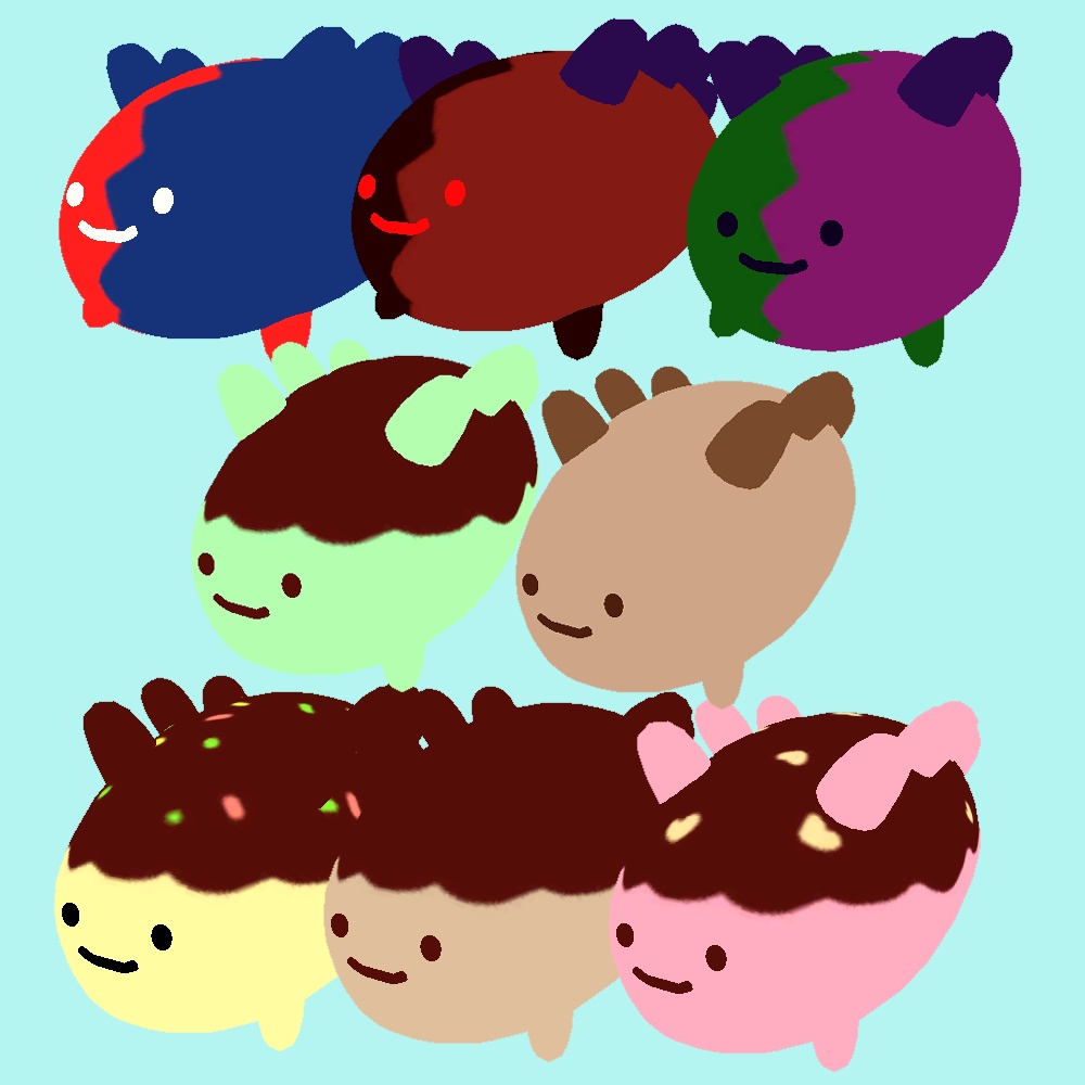 【無料】のびる!なまこちゃんテクスチャセット