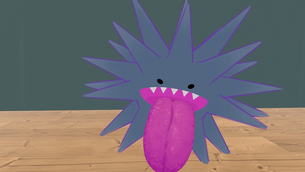 【無料】うにまる【オリジナル3Dモデル】