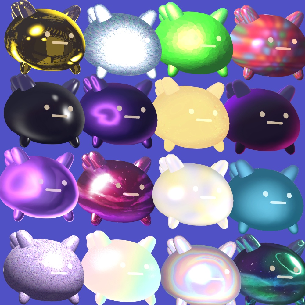 【無料版あり】matcap104種類 詰め合わせパック ver2【生成AI不使用】