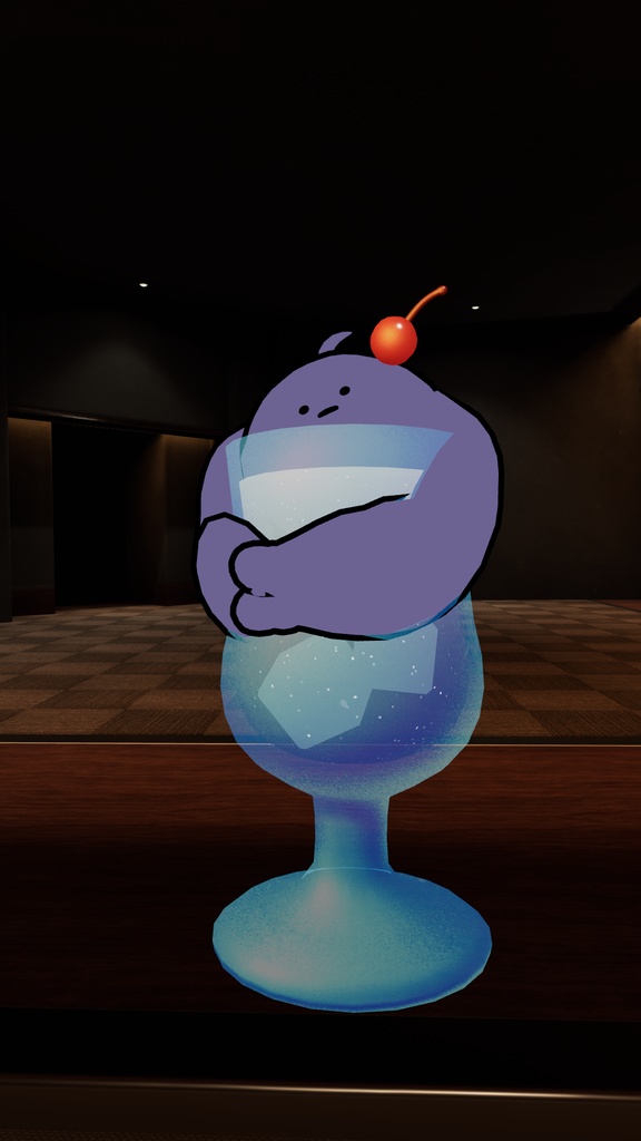 【3アバター対応】乗れるクリームソーダ