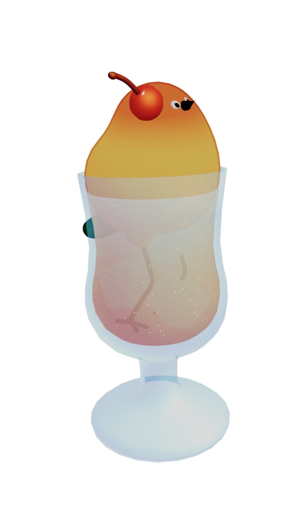 【3アバター対応】乗れるクリームソーダ