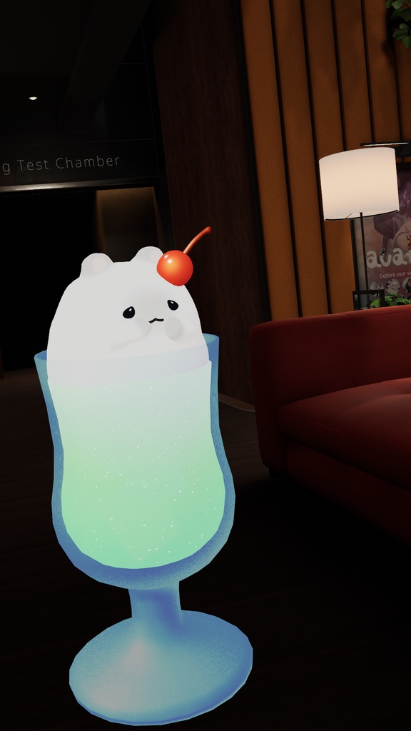 【3アバター対応】乗れるクリームソーダ