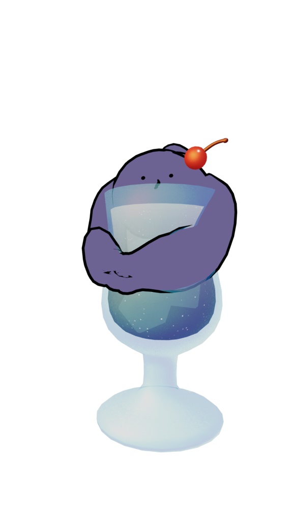 【3アバター対応】乗れるクリームソーダ