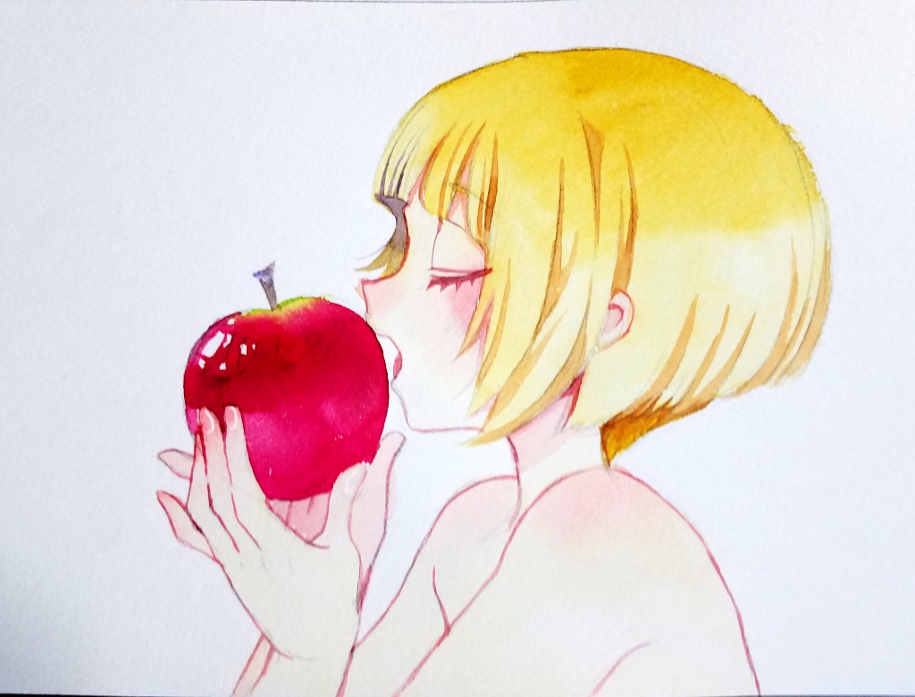 【原画】真っ赤な果実