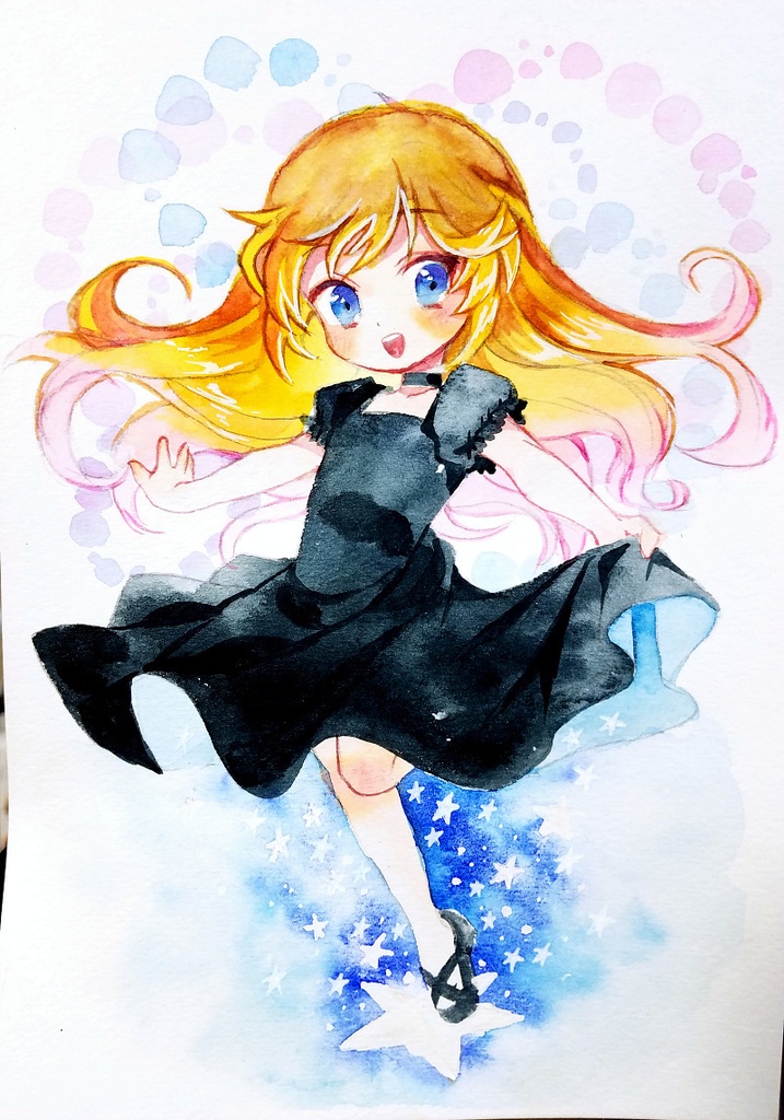 【原画】ほしを振り撒く