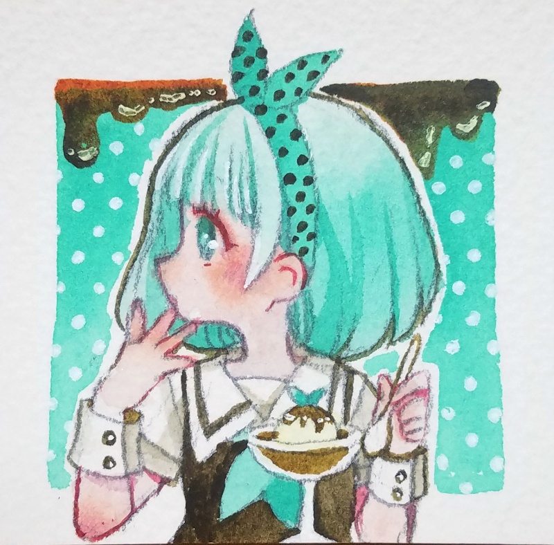【ミニ原画】チョコミント