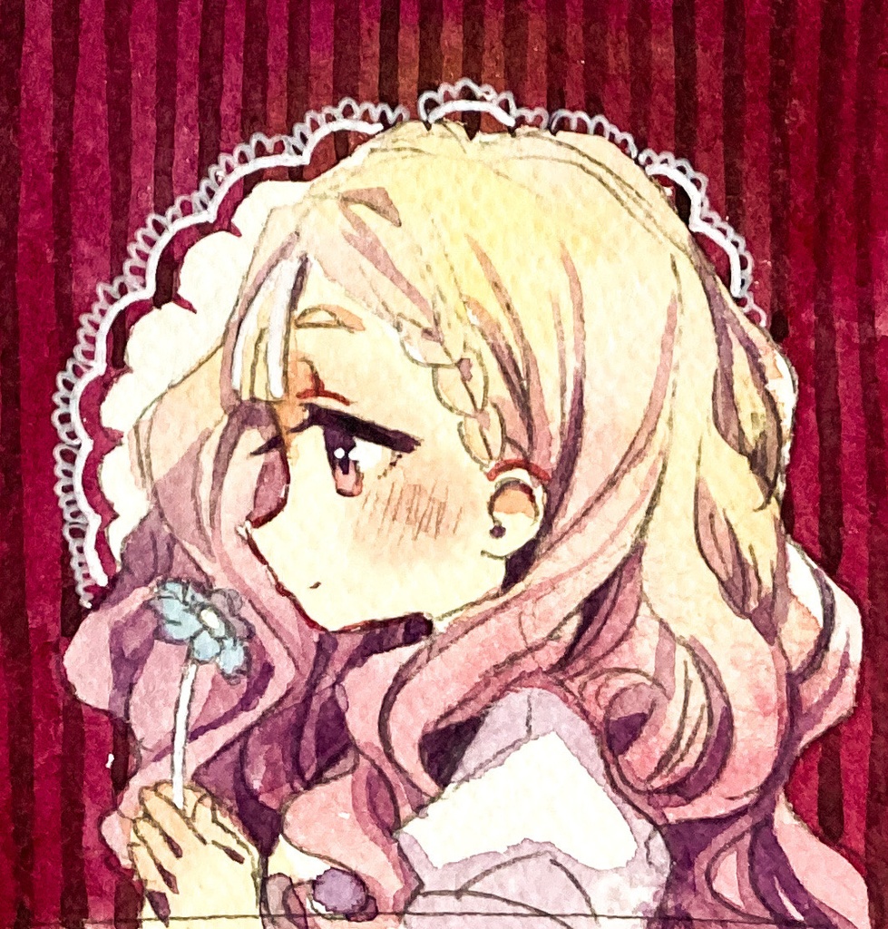 【ミニ原画】横顔