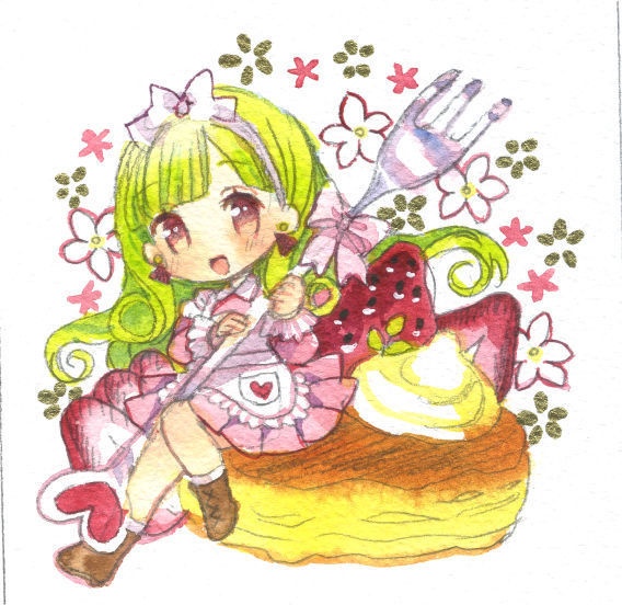 【ミニ原画】ぱんけーき