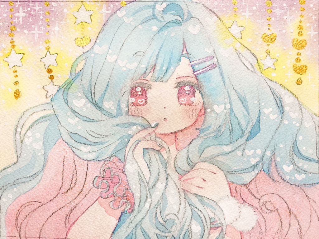 【原画】きらふわみずいろ