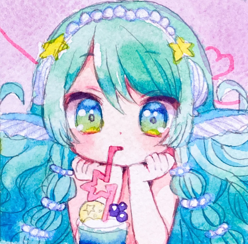 【ミニ原画】しゅわしゅわ