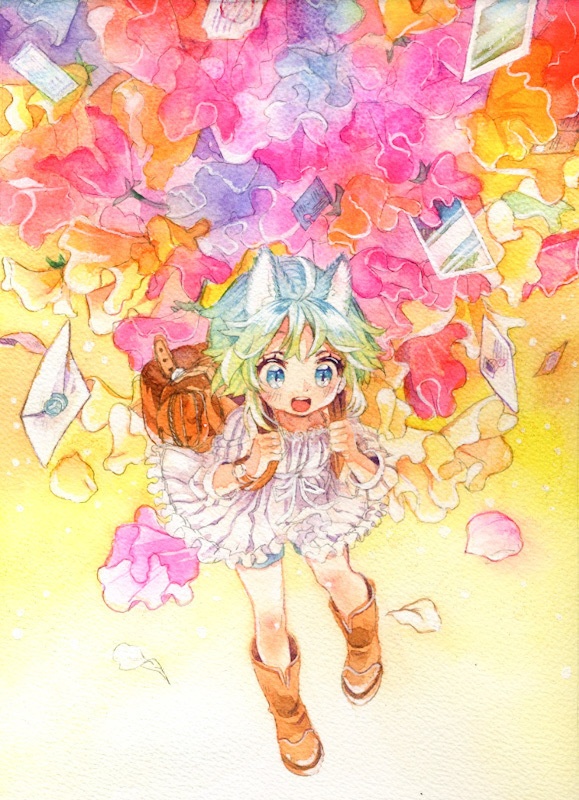 【原画】スイートピーー門出ー