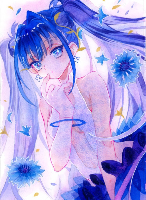 【原画】矢車菊