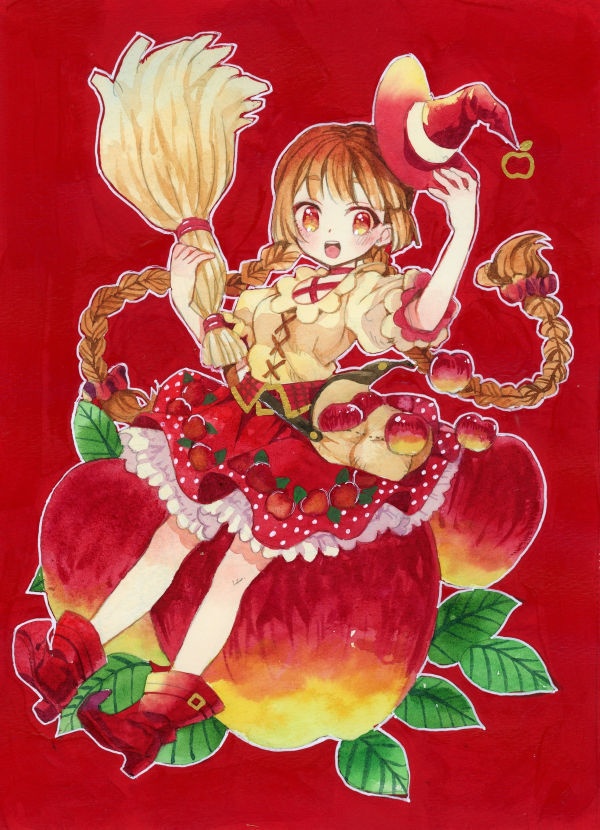 【原画】りんご魔女