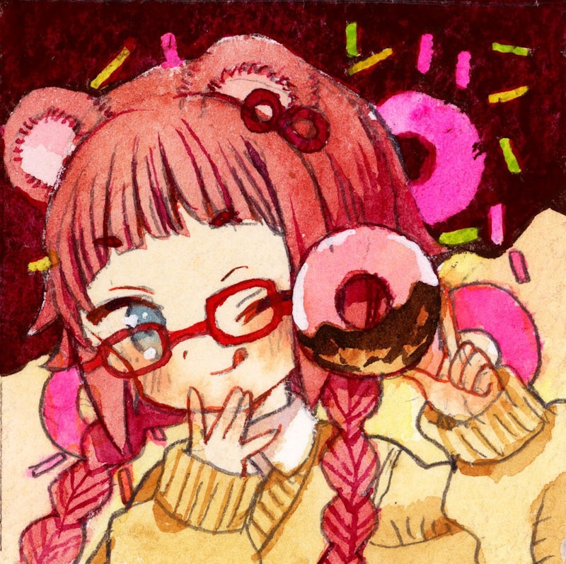【ミニ原画】ドーナツ1