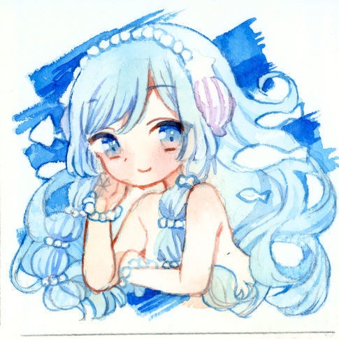 【ミニ原画】blue 3