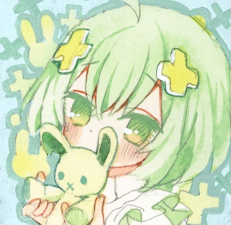 【ミニ原画】きみどり