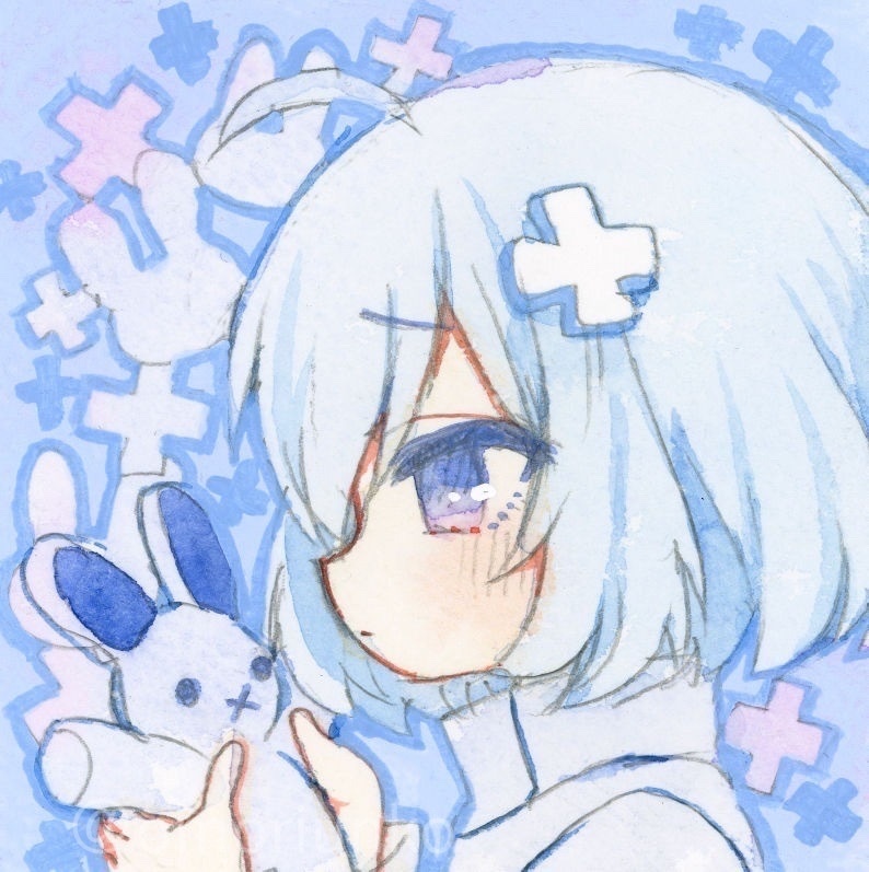 【ミニ原画】みずいろ