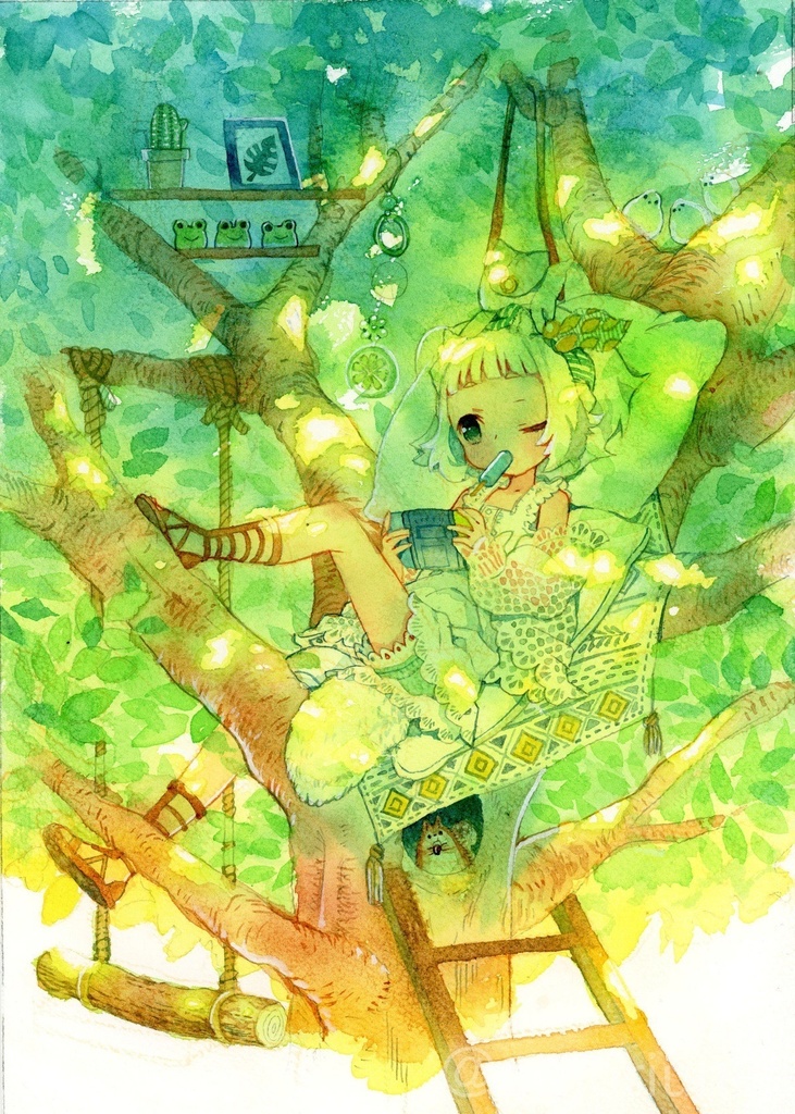 【原画】木漏れ日