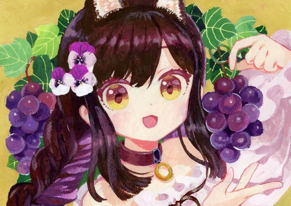 【原画】葡萄狩り