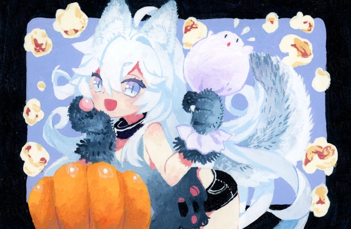 【原画】ハロウィン仮装ww