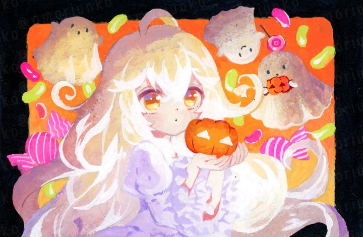【原画】ハロウィン仮装j