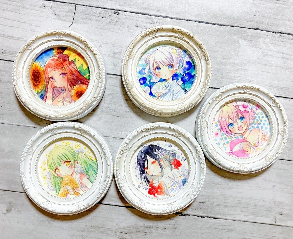 【ミニ原画】夏*5