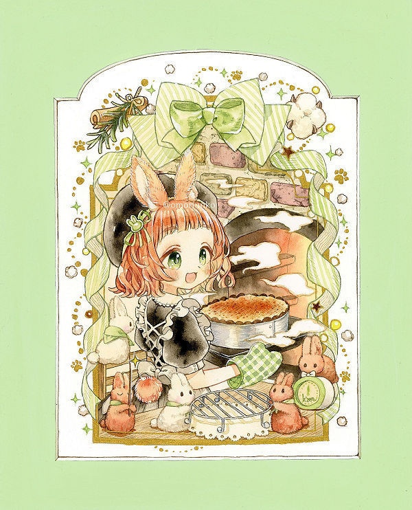 【原画】ケーキ作り2