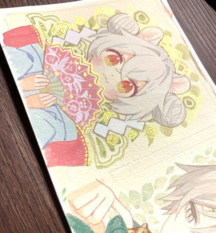 【ミニ原画】謹賀新年 子