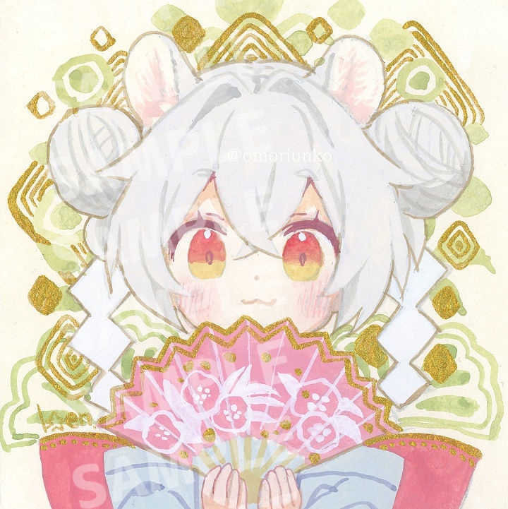 【ミニ原画】謹賀新年　子