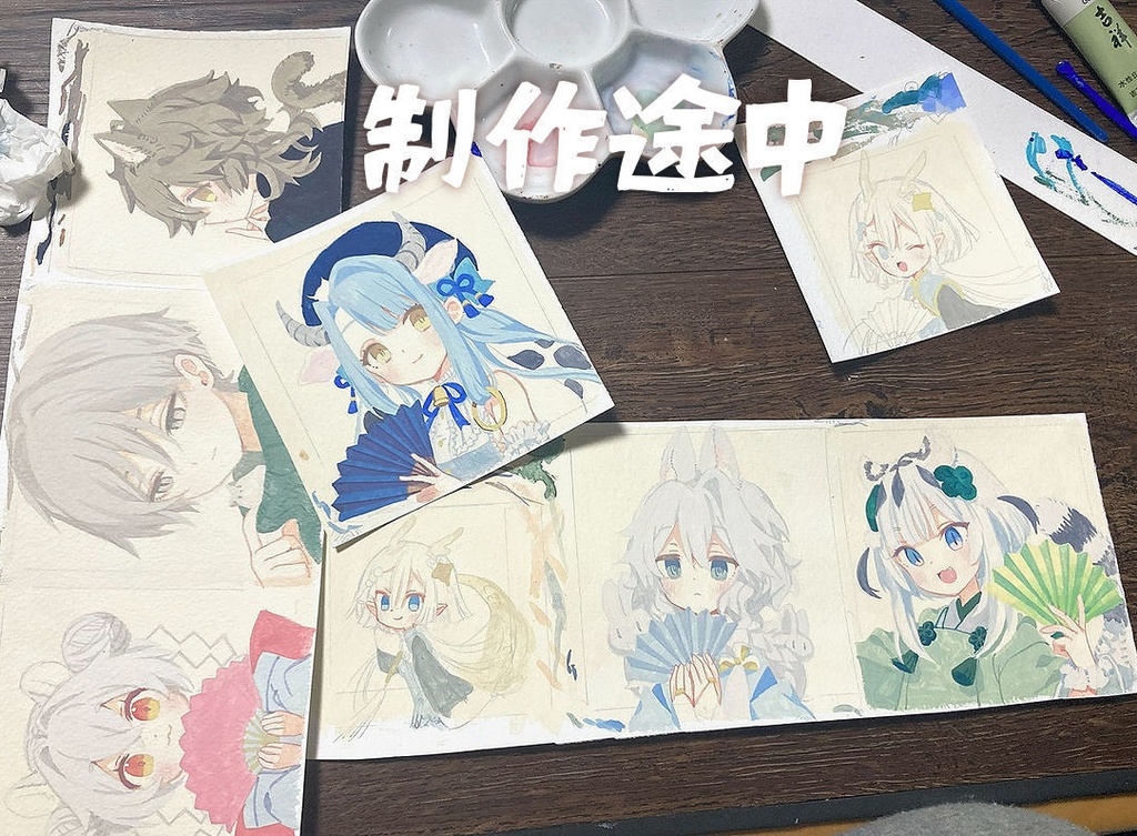 【ミニ原画】謹賀新年 子