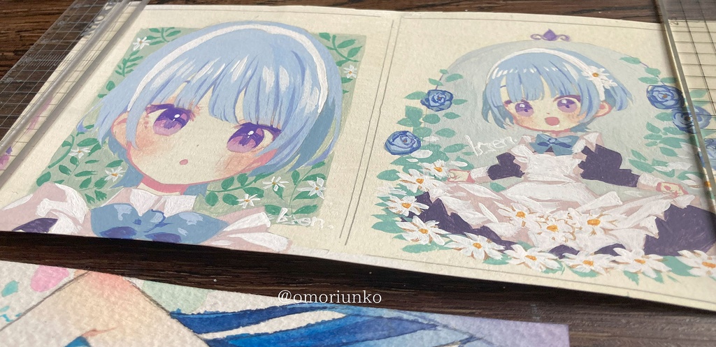 【ミニ原画】新緑B