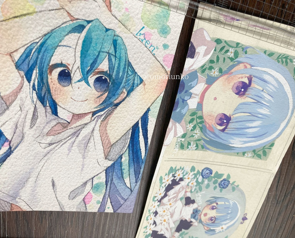 【ミニ原画】新緑B