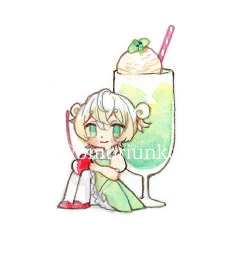 【原画】クリームソーダ