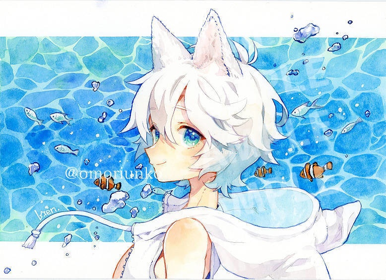 【原画】Seaside-白狐-