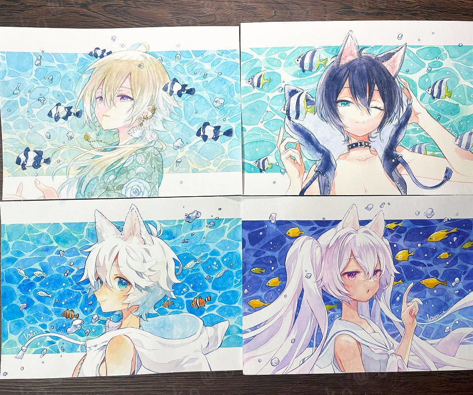 【原画】Seaside-白狐-