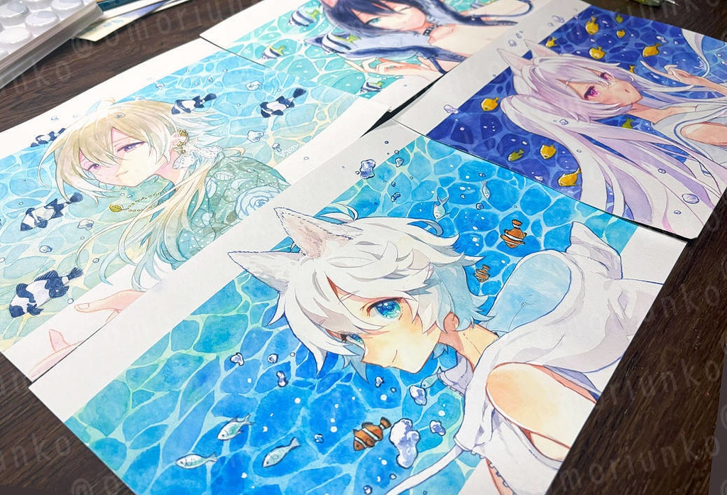 【原画】Seaside-セーラー狐-