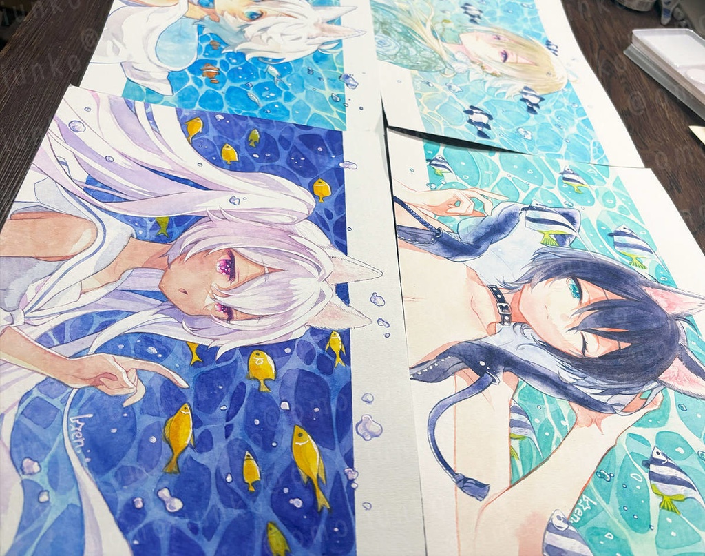 【原画】Seaside-セーラー狐-