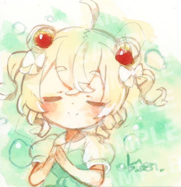 【ミニ原画】しゅわしゅわ