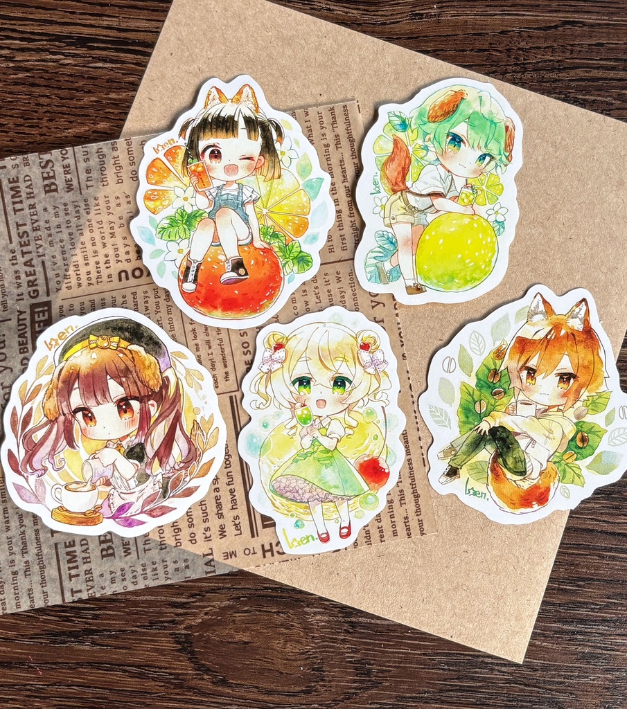 【グッズ】フレークシールセット