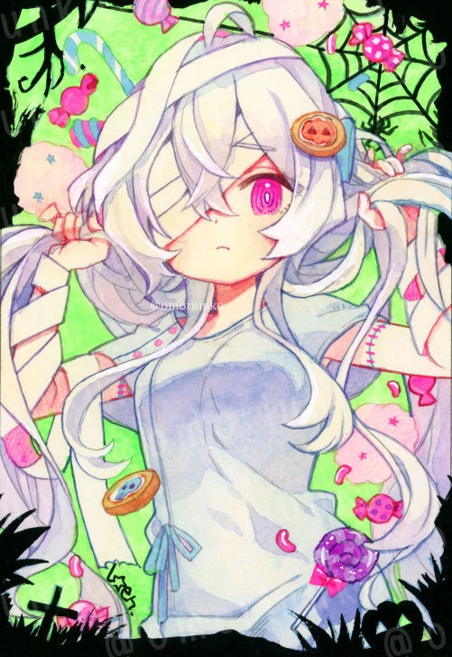 【原画】ハロウィンの夜ーフランケンー