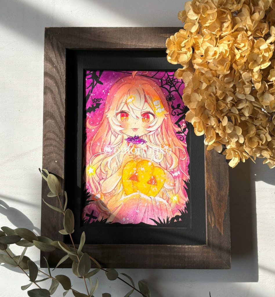 【原画】ハロウィンの夜ーフランケンー