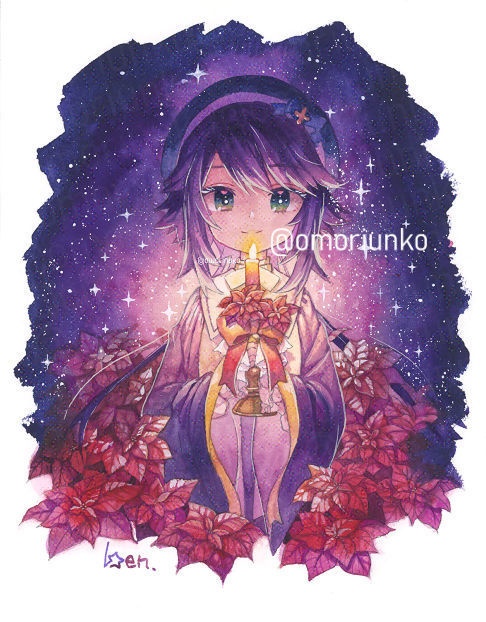 【マット額装原画】12月