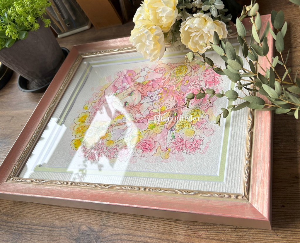 【マット額装原画】開花