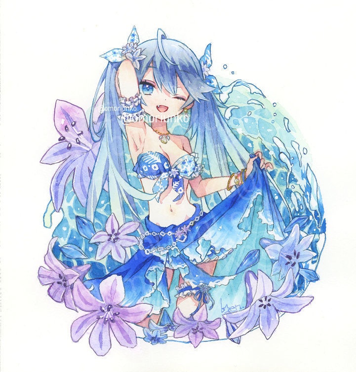 【マット額装原画】８月