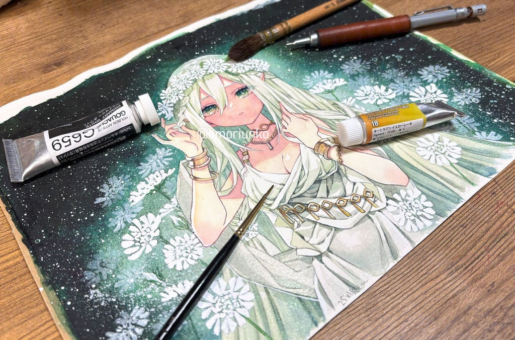 【マット額装原画】オルレア