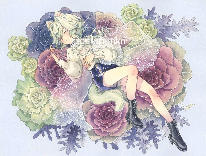 【マット額装原画】冬の眠り