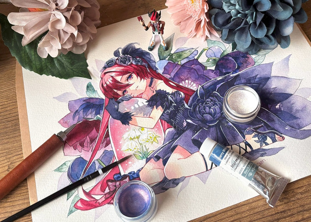 【マット額装原画】2月