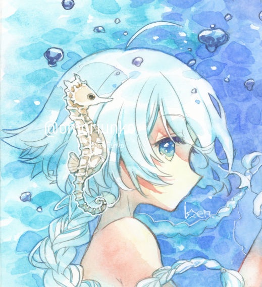 【原画】タツノオトシゴ